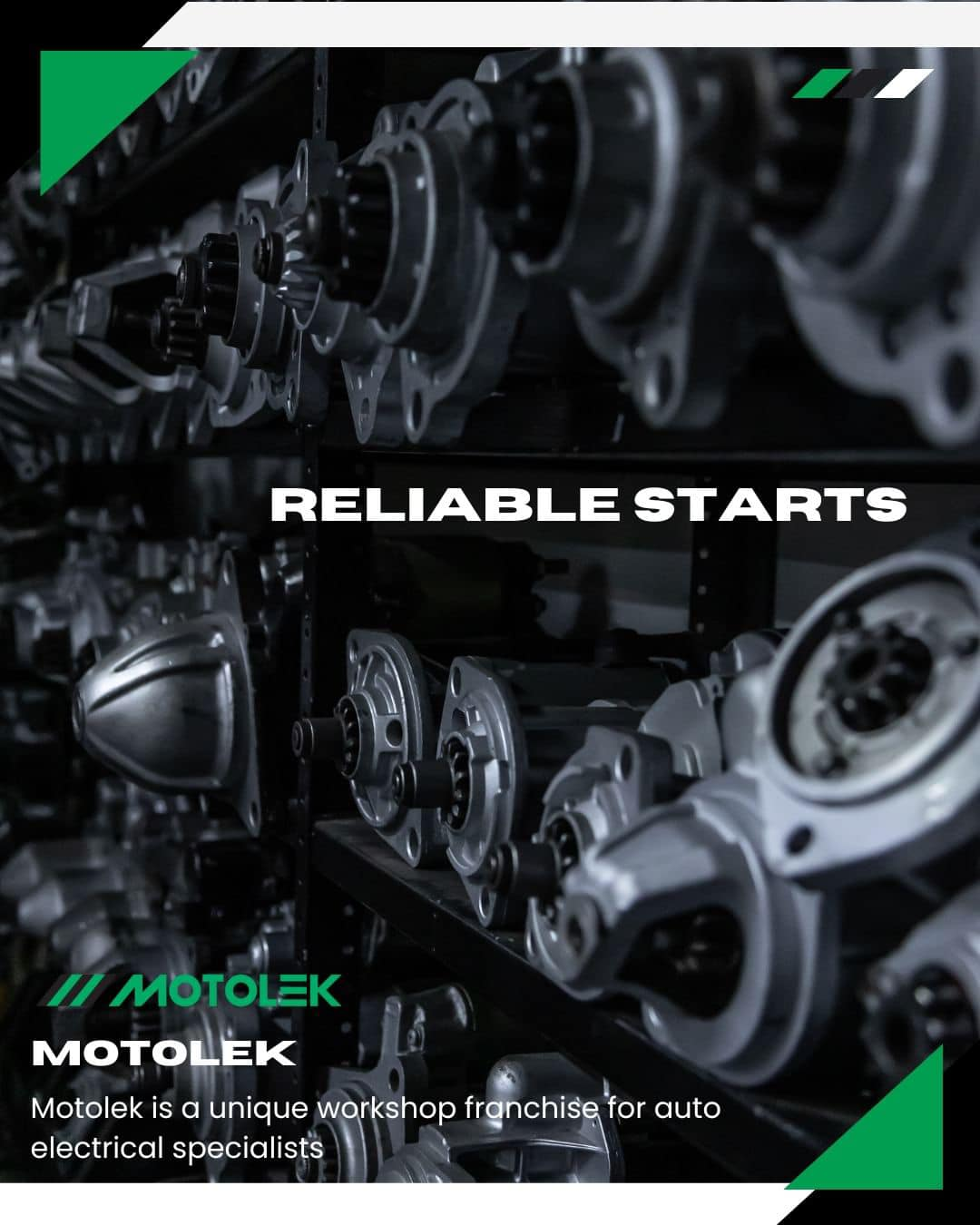 Quality Starter Motors Available at Motolek Bloemfontein